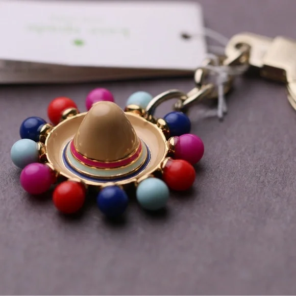 Kate Spade Sombrero Key Ring - Picture 2 of 4